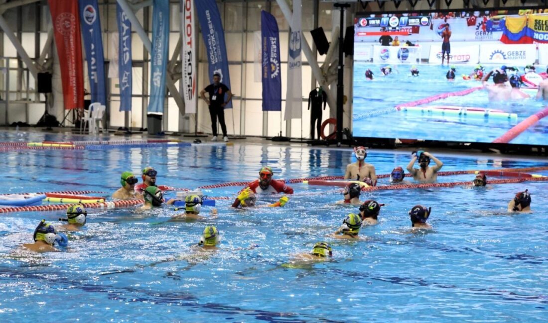 Kocaeli Büyükşehir Belediyesi’nin ev sahipliğinde düzenlenen Sualtı Hokeyi Dünya Şampiyonası,