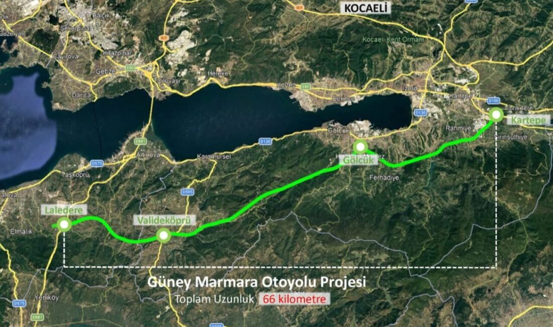 Kocaeli’nin ulaşım altyapısını güçlendirecek dev yatırımlardan biri olan ve kamuoyunda