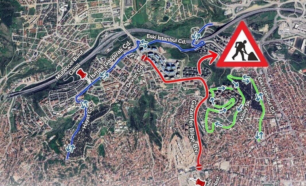 Kocaeli Büyükşehir Belediyesi, İzmit Gazanfer Bilge Bulvarı’nda (Santral Rampası) üstyapı