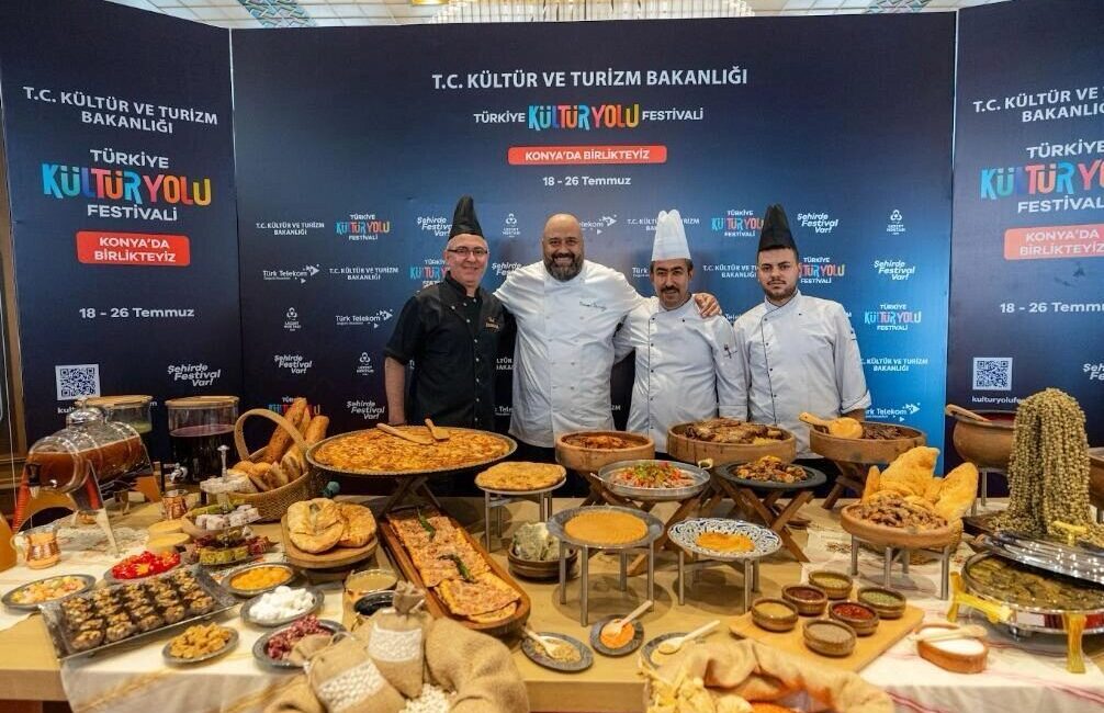 Konya, Türkiye Kültür Yolu Festivali’nin gastronomi rotasında rekora imza attı.