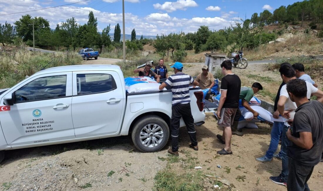 Manisa Büyükşehir Belediyesi, Gördes ilçesi Benlieli Mahallesi’nde meydana gelen yangının