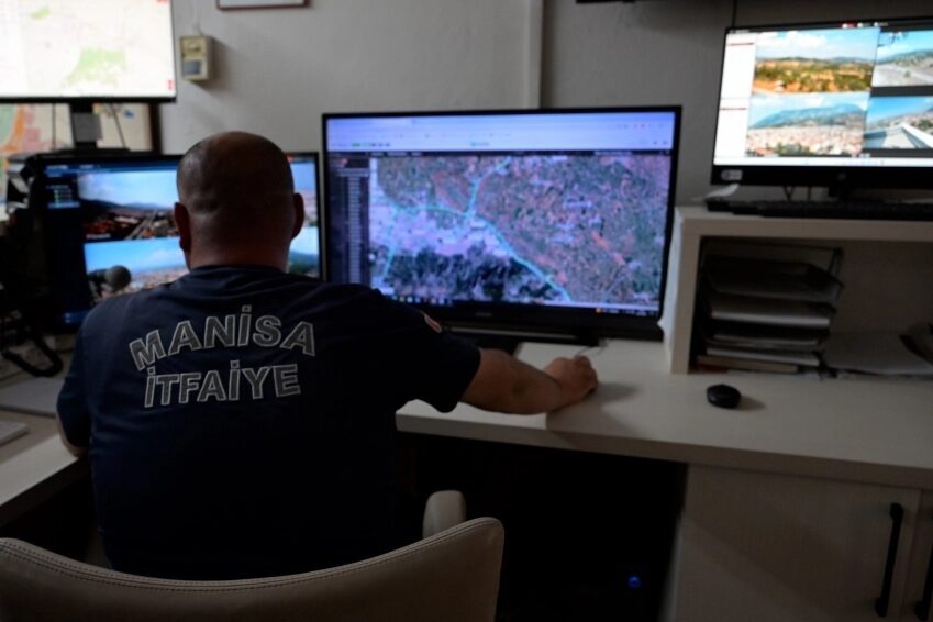 Manisa Büyükşehir Belediyesi tarafından orman ve arazi yangınlarına karşı devreye