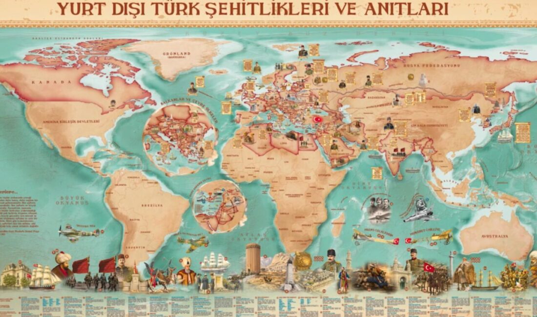 Milli Savunma Bakanlığı, Harita Genel Müdürlüğü tarafından hazırlanan "Yurt Dışı