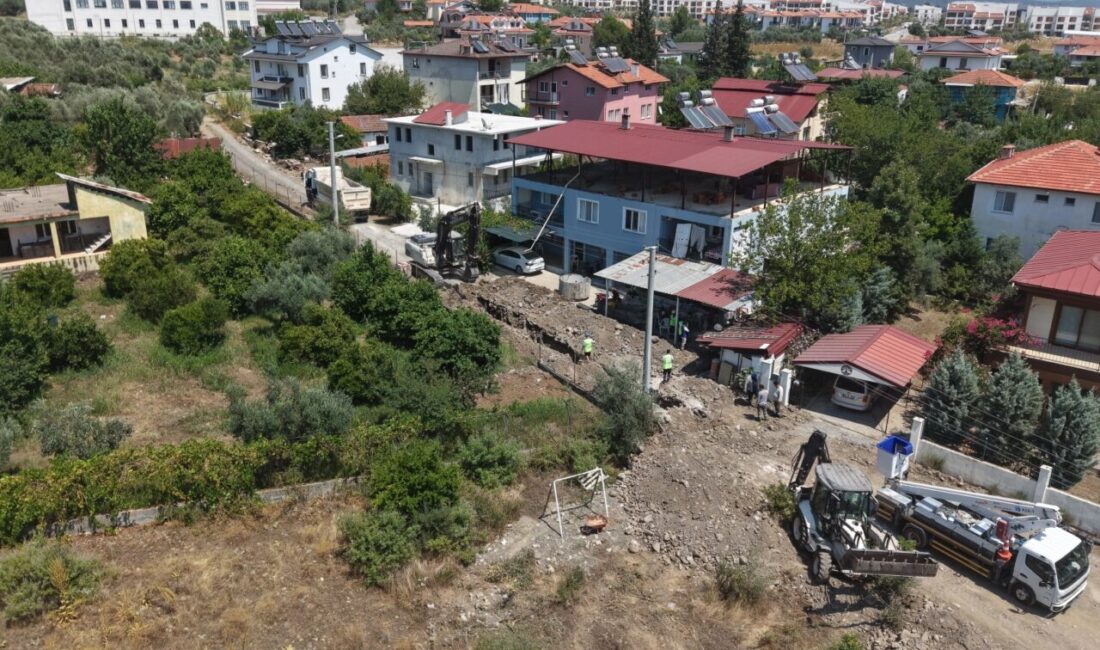 MUSKİ Genel Müdürlüğü, Köyceğiz ilçesinde kanalizasyon altyapısı bulunmayan noktalarda çalışmalarını
