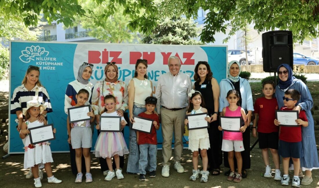 Nilüfer Belediyesi’nin bu yıl 15’incisini gerçekleştirdiği “Biz Bu Yaz Kütüphanedeyiz”
