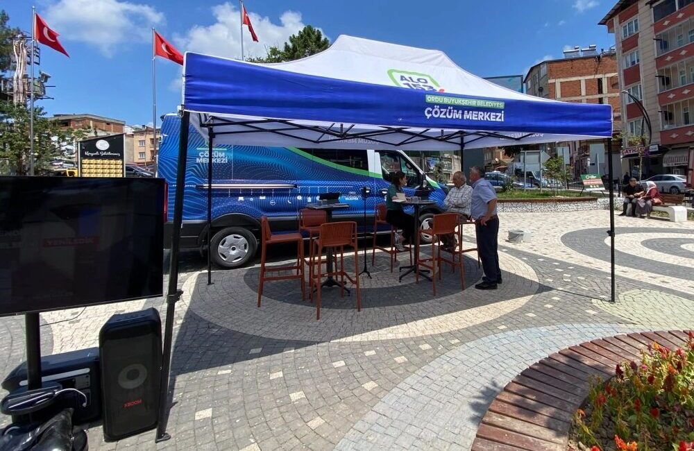 Ordu Büyükşehir Belediyesi tarafından vatandaşların talep, öneri ve şikâyetlerine daha