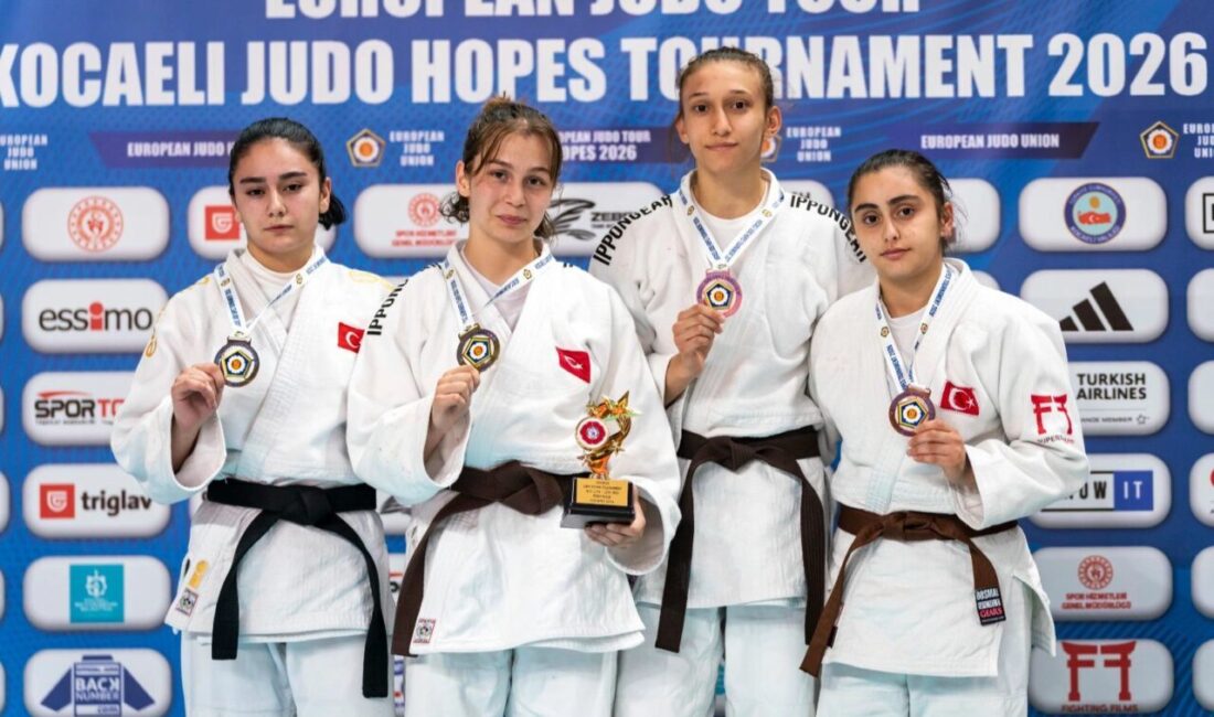 Osmangazi Belediyespor altyapısından yetişen milli judocular, Kocaeli’de düzenlenen Yıldızlar Avrupa