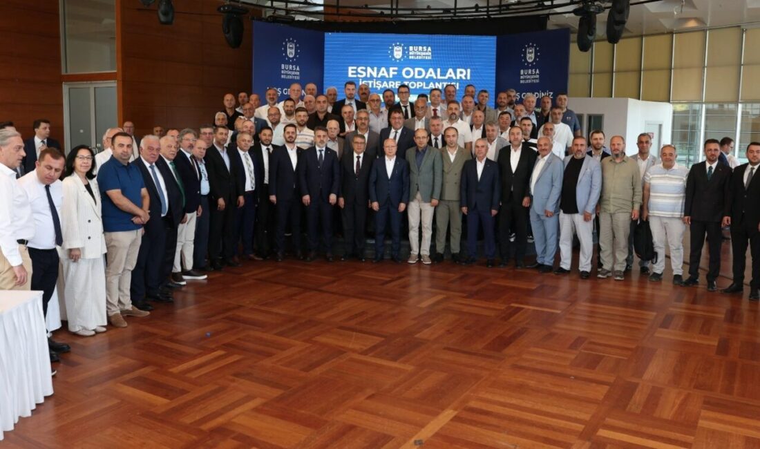 Bursa Büyükşehir Belediyesi Başkan Vekili Şahin Biba, Esnaf Odaları İstişare
