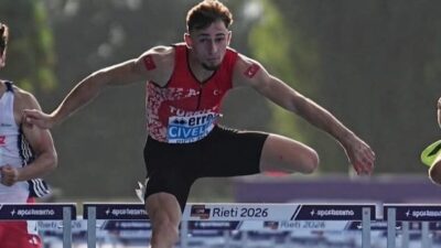 Sakarya Spor Lisesi öğrencisi Yunus Emre Civelek, U18 Avrupa Atletizm