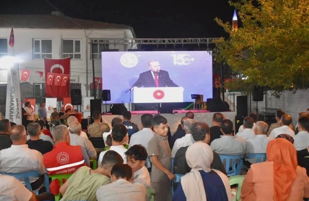 Batman'ın Sason ilçesinde, 15 Temmuz Demokrasi ve Millî Birlik Günü'nün