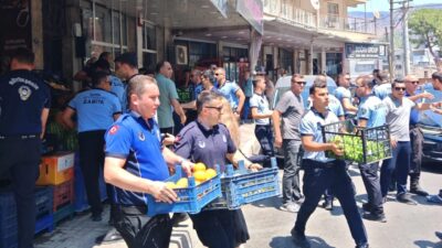 İzmir Büyükşehir Belediyesi, Bayraklı Belediyesi ve İlçe Emniyet Müdürlüğü ekiplerinin