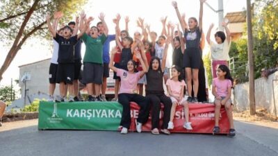 Karşıyaka Belediyesi tarafından düzenlenen ‘Sokak Senin Mahalle Olimpiyatları’nın coşkusu bu