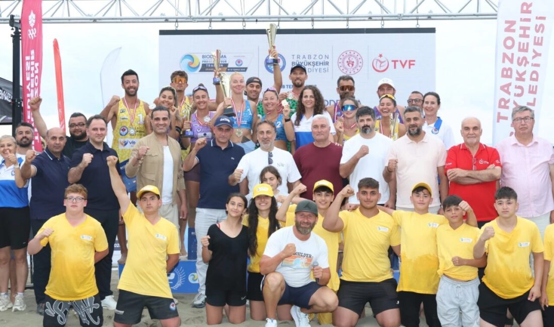 Trabzon Büyükşehir Belediyesi’nin ev sahipliğinde düzenlenen Plaj Voleybolu Trabzon Bioderma