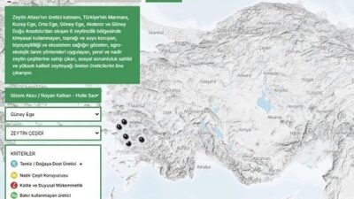 Avrupa Birliği desteğiyle yürütülen ANATOLİVAR Projesi kapsamında hazırlanan "Zeytin Atlası"