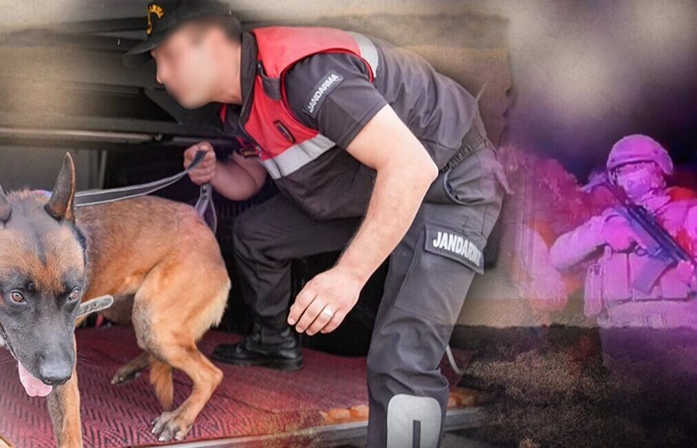 Jandarma ekiplerinin 28 ilde düzenlediği uyuşturucu operasyonlarında 104 kilogram uyuşturucu