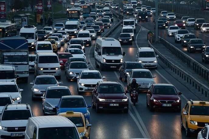TÜİK verilerine göre temmuz ayında 207 bin 508 taşıtın trafiğe