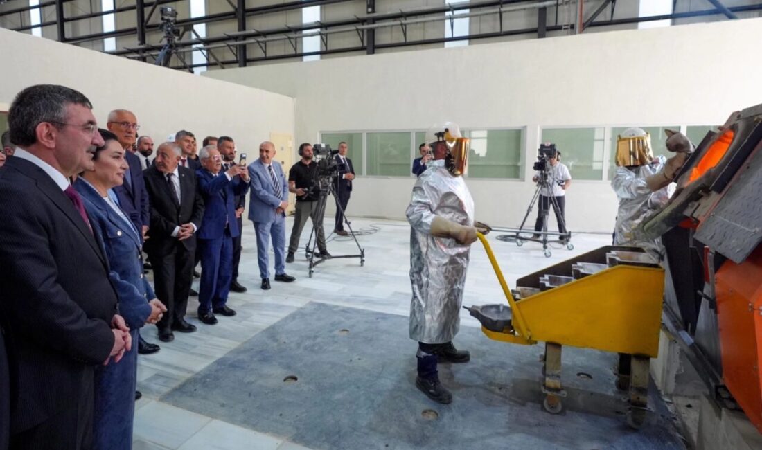 Cumhurbaşkanı Yardımcısı Cevdet Yılmaz, 250 milyon dolarlık yatırımla kurulan Ağrı