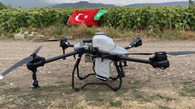 Ağrı Ziraat Odası tarafından hayata geçirilen “Zirai Drone İlaçlama Projesi”
