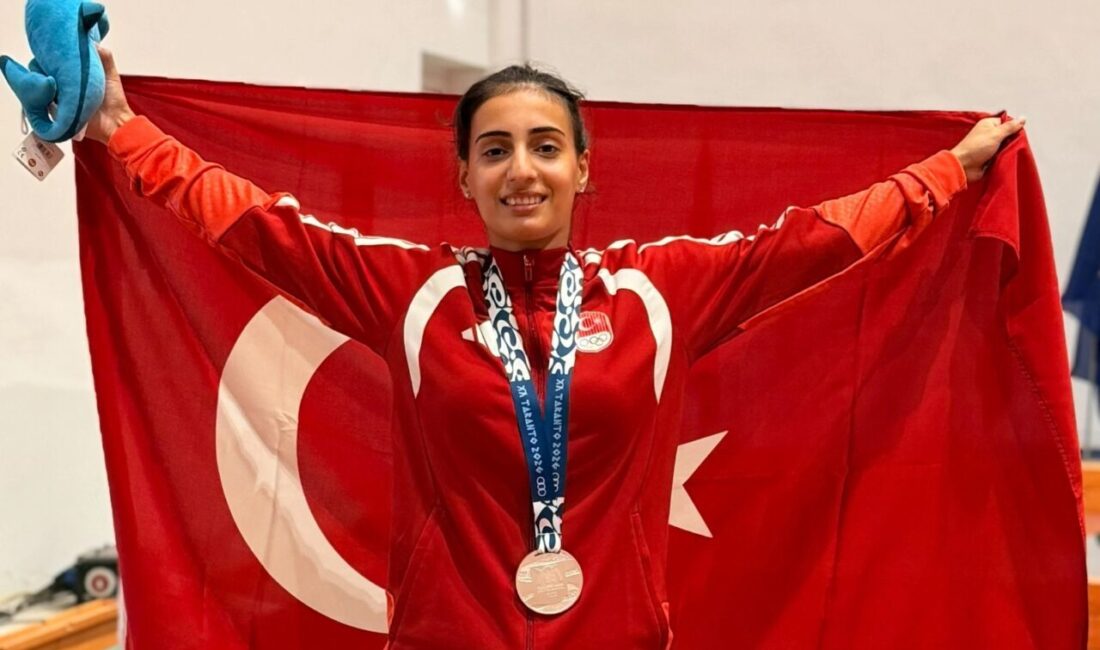 Bursa Büyükşehir Belediyesporlu Mine Türker, İtalya’da gerçekleştirilen 2026 Akdeniz Oyunları’nda