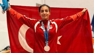 Bursa Büyükşehir Belediyesporlu Mine Türker, İtalya’da gerçekleştirilen 2026 Akdeniz Oyunları’nda