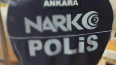 Ankara’da kargo aktarma merkezine düzenlenen operasyonda 109 kilo 300 gram