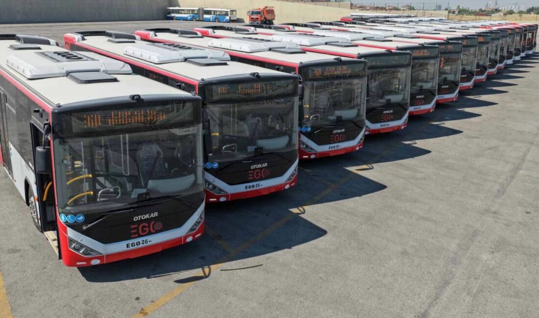 Ankara Büyükşehir Belediyesi EGO Genel Müdürlüğü, öz kaynaklarıyla aldığı 15