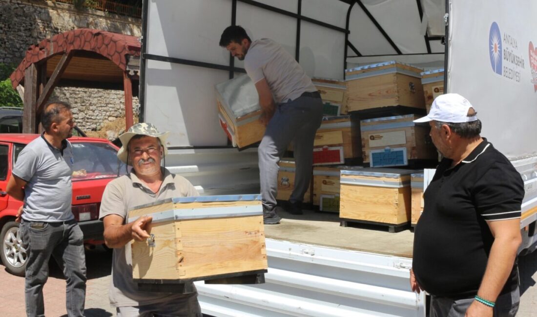 Antalya Büyükşehir Belediyesi, Gündoğmuş ve İbradı ilçesinde arıcılıkla uğraşan ve