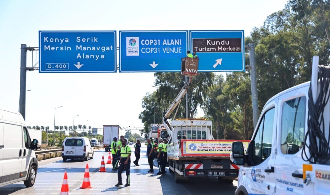 Antalya Büyükşehir Belediyesi, Türkiye’nin ev sahipliğinde gerçekleştirilecek Birleşmiş Milletler İklim