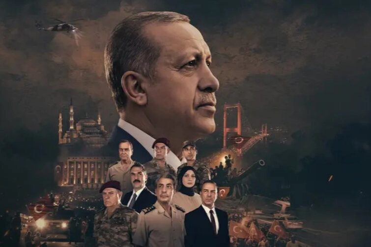 Asırlık Gece belgesel dizisi çekimleri için 15 Temmuz Şehitler Köprüsü'nde,