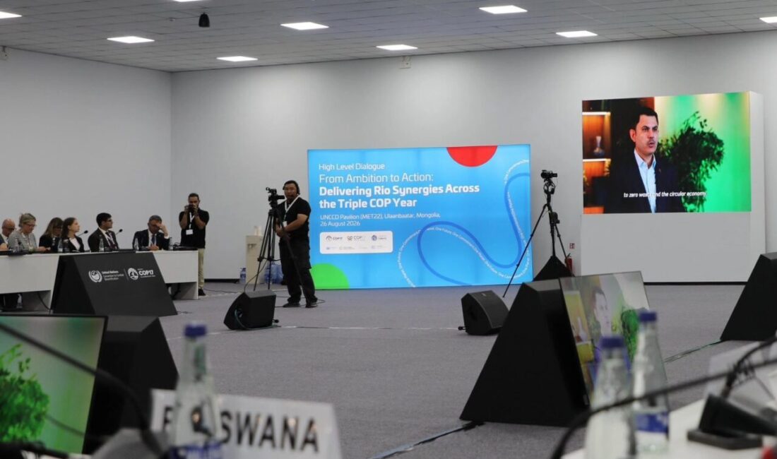 Moğolistan’da düzenlenen UNCCD 17. Taraflar Konferansı’nda video mesaj yayımlayan COP31