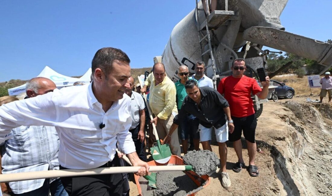 Avşa Adası’nda inşa edilecek cemevinin temel atma törenine katılan Balıkesir