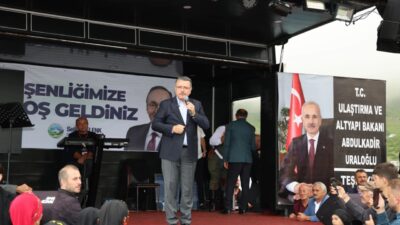 Ulaştırma ve Altyapı Bakanı Abdulkadir Uraloğlu ile birlikte 1. Honefter