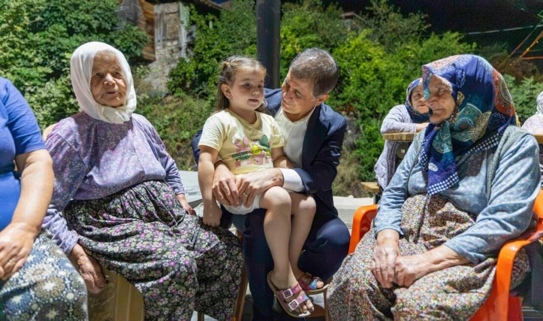 İzmir Büyükşehir Belediye Başkanı Dr. Cemil Tugay, Beydağ’ın Erikli Mahallesi