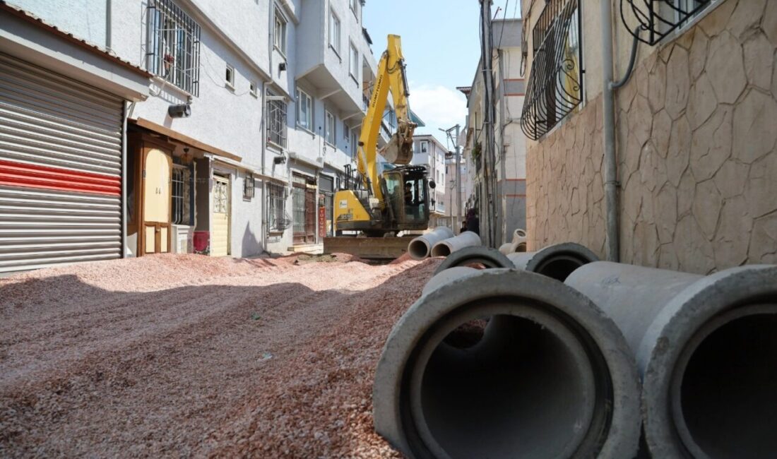 Bursa Büyükşehir Belediyesi, il genelinde sürdürdüğü altyapı ağını güçlendirme çalışmaları