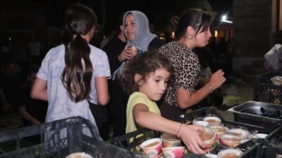Bursa'da İnegöl Belediyesi, Mevlid Kandili’nde İshakpaşa Camisinde 1500 kişilik helva