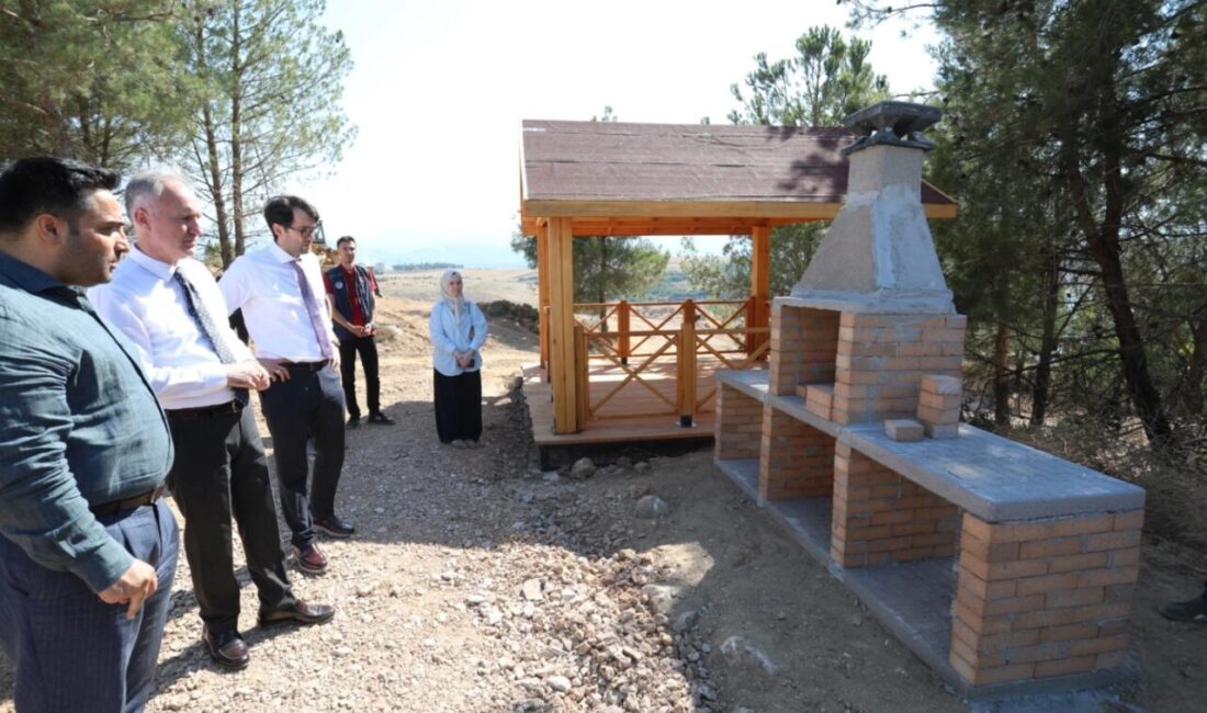 Bursa İnegöl’ün kuzey girişinde yapımı devam eden Millet Bahçesi projesinde