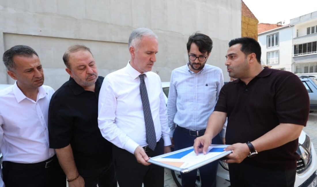 Bursa'da İnegöl Belediyesi, Orhaniye Mahallesi Türker ve Hatay Sokaklar arasında
