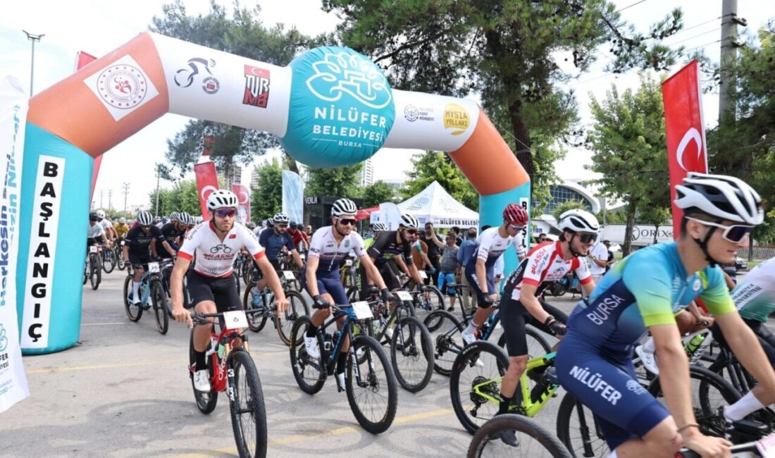 Bursa Nilüfer’de düzenlenen Dağ Bisikleti Maratonu Türkiye Şampiyonası’nda 79 sporcu,
