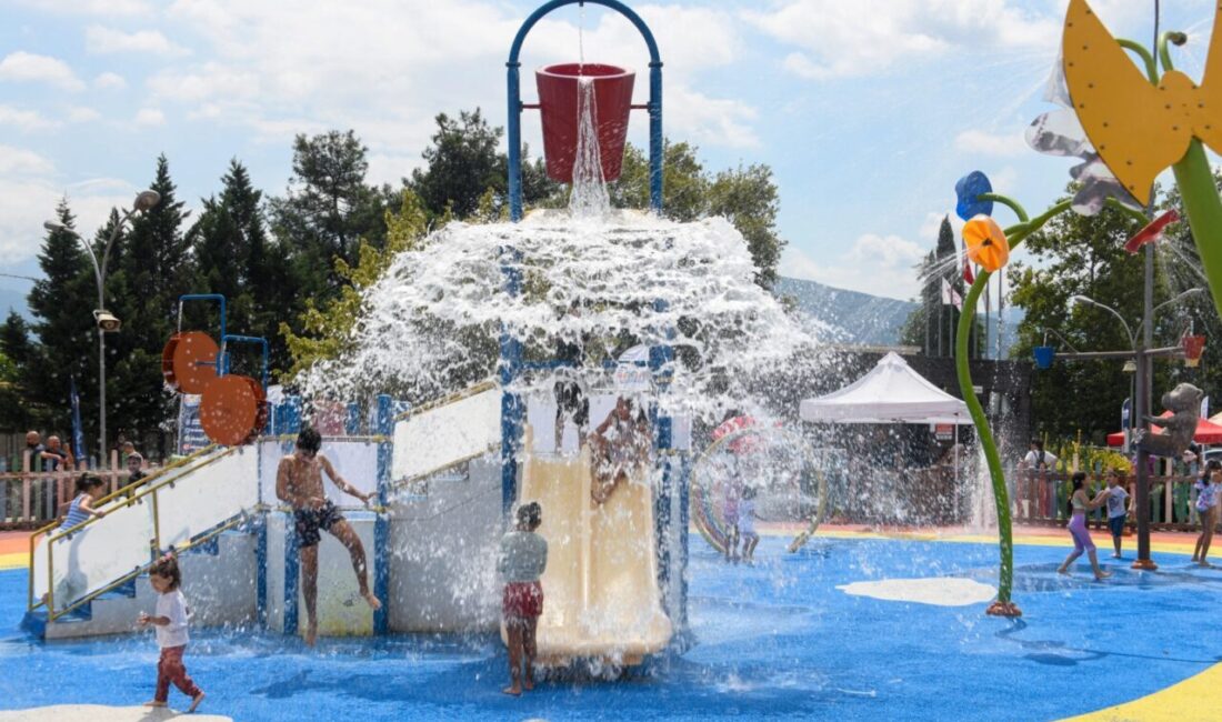 Osmangazi Belediyesi tarafından aileler ve çocuklar için düzenlenen SUKİ Sukaypark