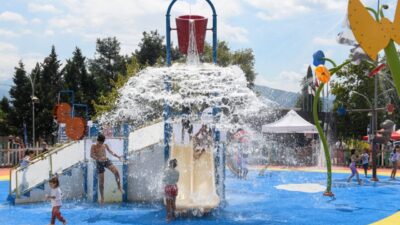 Osmangazi Belediyesi tarafından aileler ve çocuklar için düzenlenen SUKİ Sukaypark