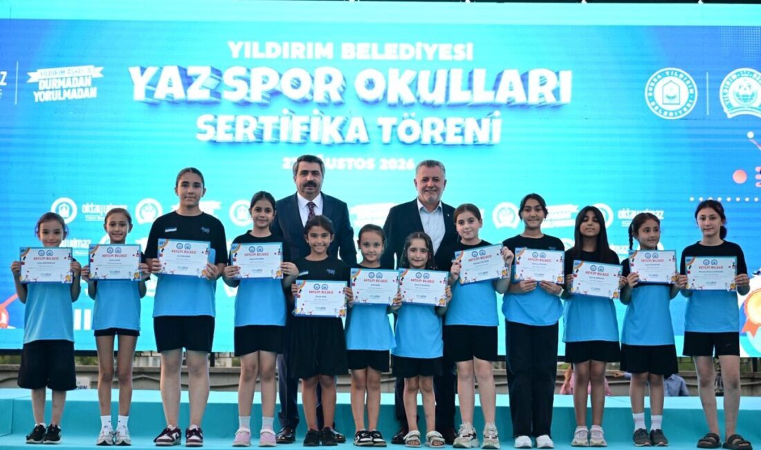 Bursa'da Yıldırım Belediyesi’nin çocukların yaz tatilini verimli şekilde geçirmeleri için