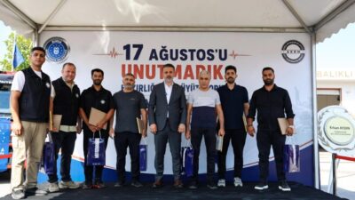 Bursa Büyükşehir Belediyesi, 17 Ağustos depreminin yıl dönümünde afetlere müdahale