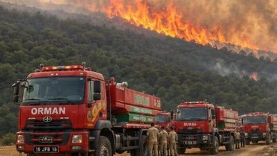 Bursa’nın Nilüfer ilçesine bağlı Hasanağa Mahallesi’nde orman dışı alanda başlayarak