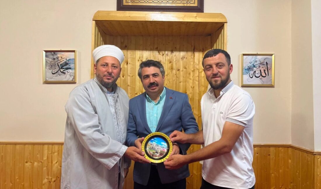 Yıldırım Belediye Başkanı Oktay Yılmaz, Ahıska Müftüsü Mamuka Vashakmadze’yi ziyaret