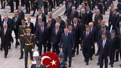 Cumhurbaşkanı Recep Tayyip Erdoğan ve devlet erkanı, 30 Ağustos Zafer