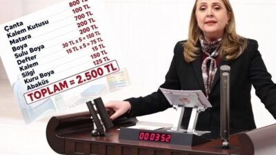 CHP'li Semra Dinçer, okul ihtiyaçlarının en az 2 bin 500