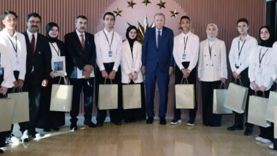 Cumhurbaşkanı Recep Tayyip Erdoğan, "Maziden Atiye" programı kapsamında Ahlat Külliyesi'nde