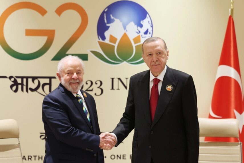 Cumhurbaşkanı Recep Tayyip Erdoğan, Brezilya Devlet Başkanı Lula da Silva