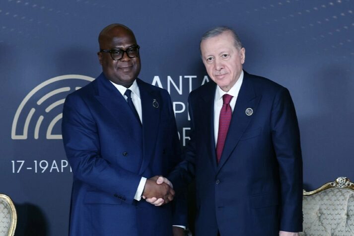 Cumhurbaşkanı Recep Tayyip Erdoğan, Kongo Demokratik Cumhuriyeti Cumhurbaşkanı Félix Tshisekedi