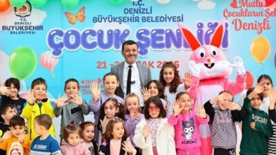 Denizli Büyükşehir Belediyesi, yaz tatilini Çocuk Şenliği ile daha eğlenceli
